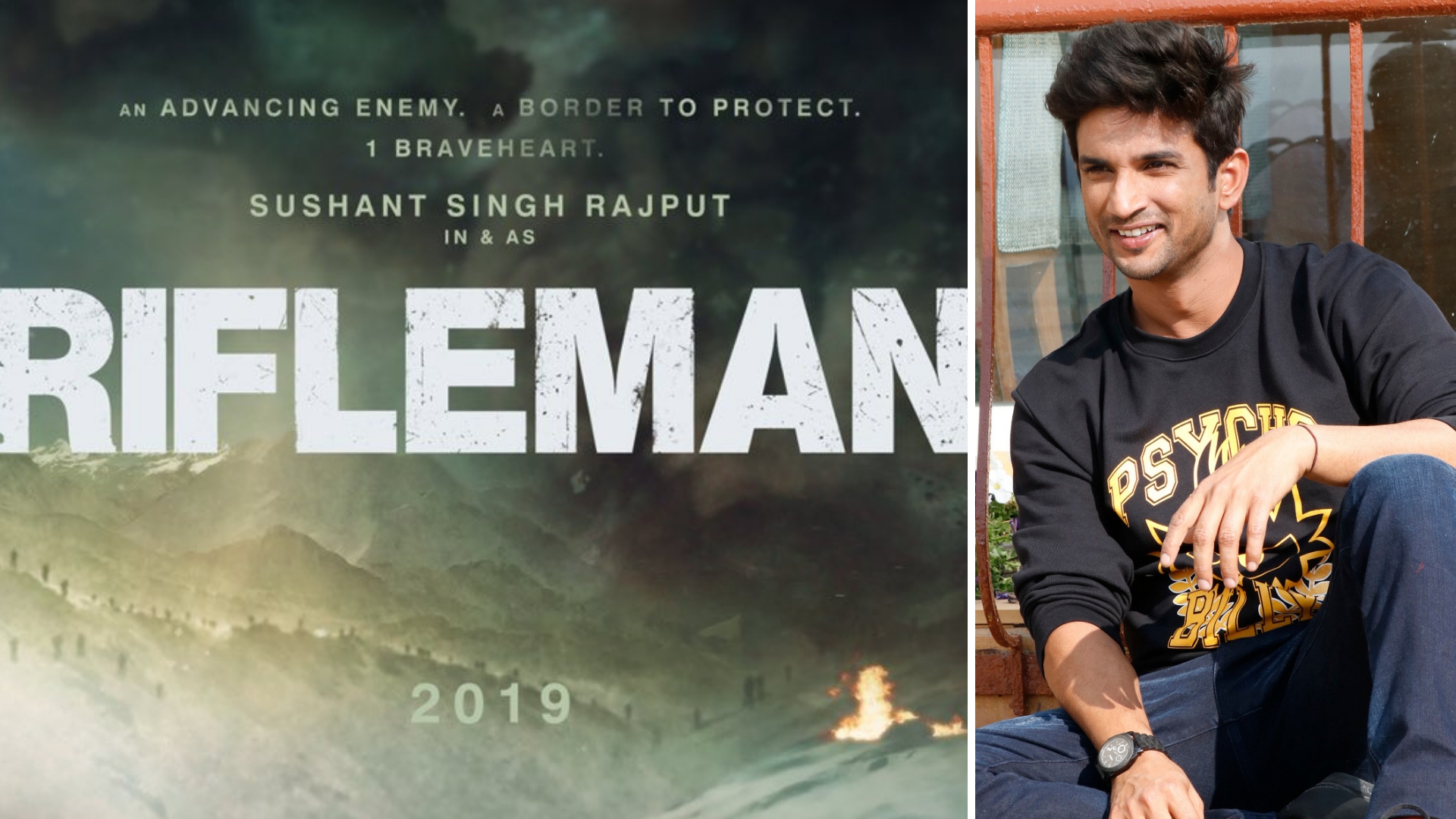 Sushant Singh Rajput Turns Soldier In Next Film - Sushant Singh Rajput Rifleman - HD Wallpaper 