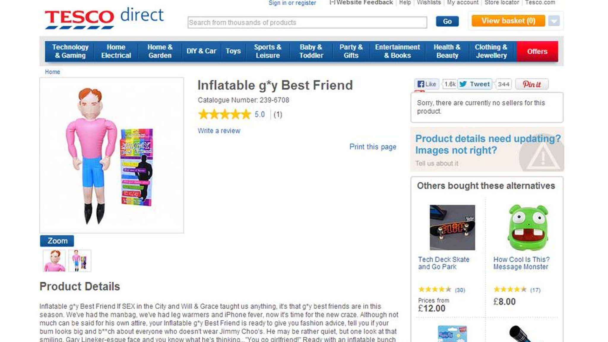 Doll - Tesco Inflatable Gay Best Friend - HD Wallpaper 