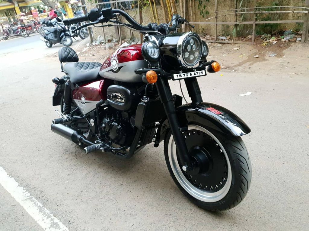 Re Classic 350 Modified To Look Like Fat Boy - Handle Bar For Classic 350 - HD Wallpaper 