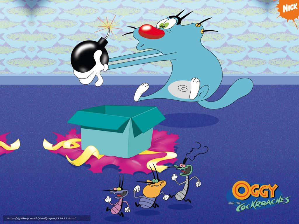 Free Oggy Cockroches Games On Oggy And The Cockroaches - Oggy E As Baratas - HD Wallpaper 