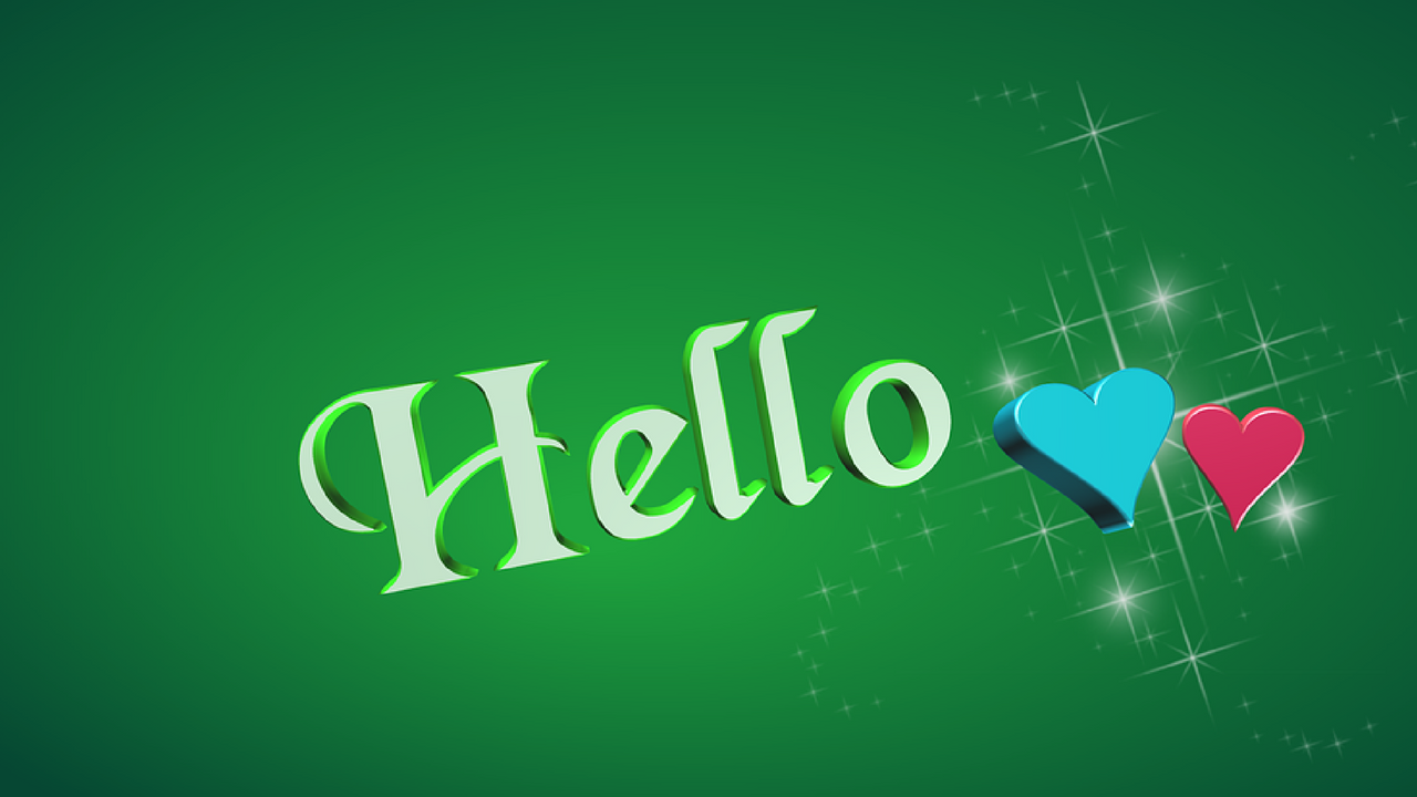 Hello Images For Her - Heart - HD Wallpaper 