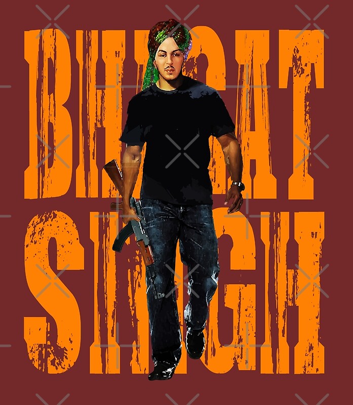 Bhagat Singh With Ak47 - HD Wallpaper 