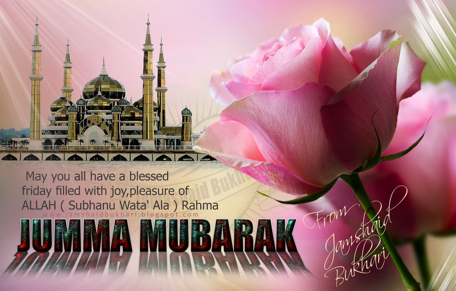 Jumma Mubarak Pic 2019 - HD Wallpaper 