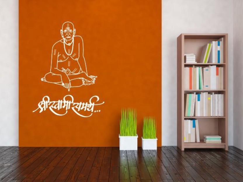 Swami Samarth Wall Painting - HD Wallpaper 