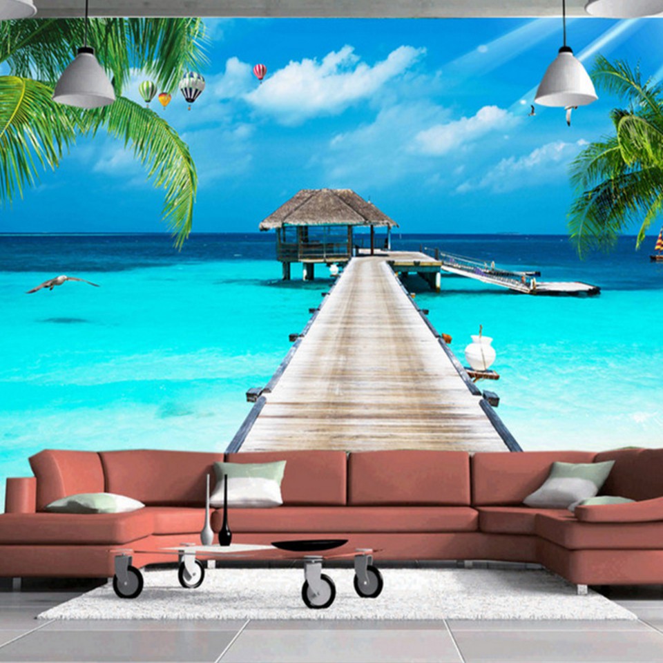 Balcony Beach Background - HD Wallpaper 
