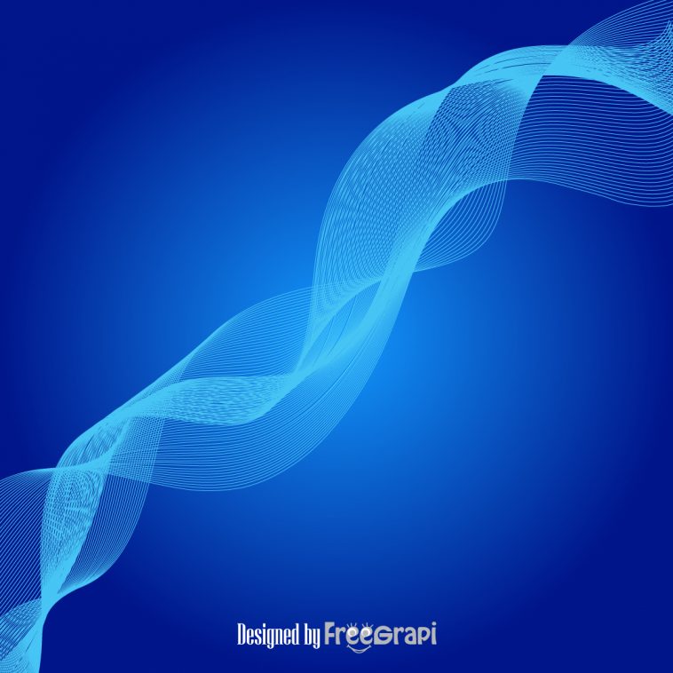 Navy Blue Wavy Wallpaper - Graphic Design - HD Wallpaper 