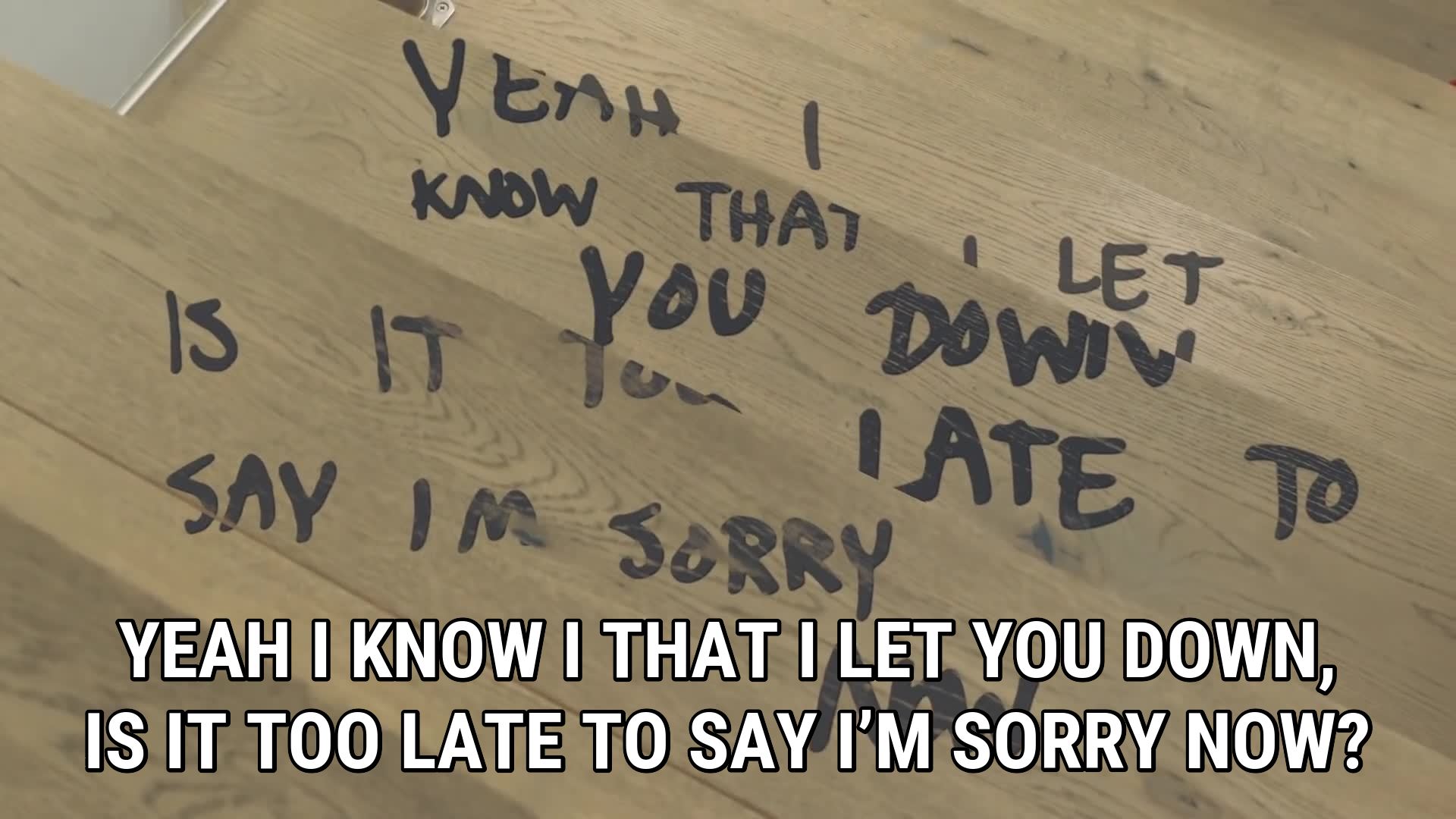 Yeah I Know That I Let You Down Is It Too Late To Say - HD Wallpaper 