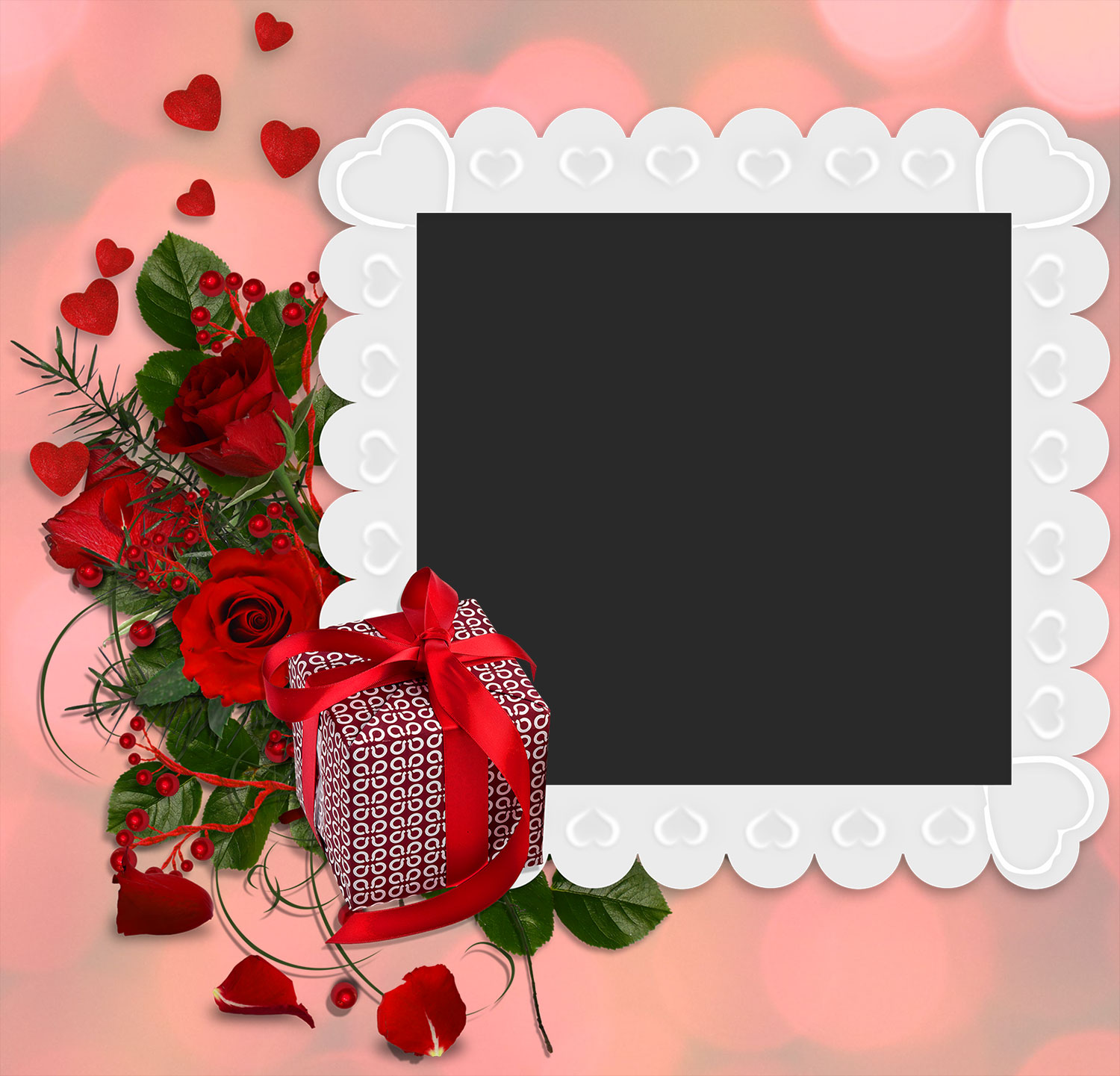 Love Photo Frame With A Secret Of A Couple - White Love Png Frame - HD Wallpaper 