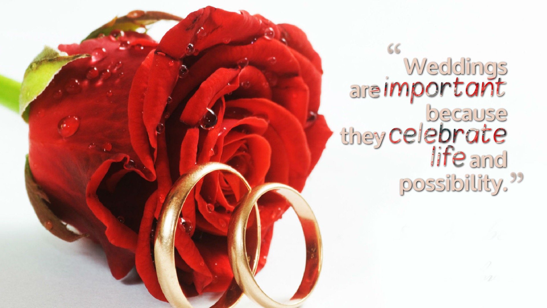 Wedding Quotes Wallpaper - Happy New Year Images With Red Roses - HD Wallpaper 