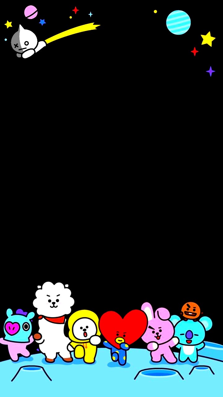 Bts And Bt21 Image - Bt21 Wallpaper Lockscreen - HD Wallpaper 