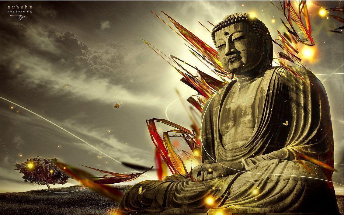 3d Lord Buddha Hd Wallpaper , Free Widescreen Hd Wallpaper - Kōtoku-in - HD Wallpaper 