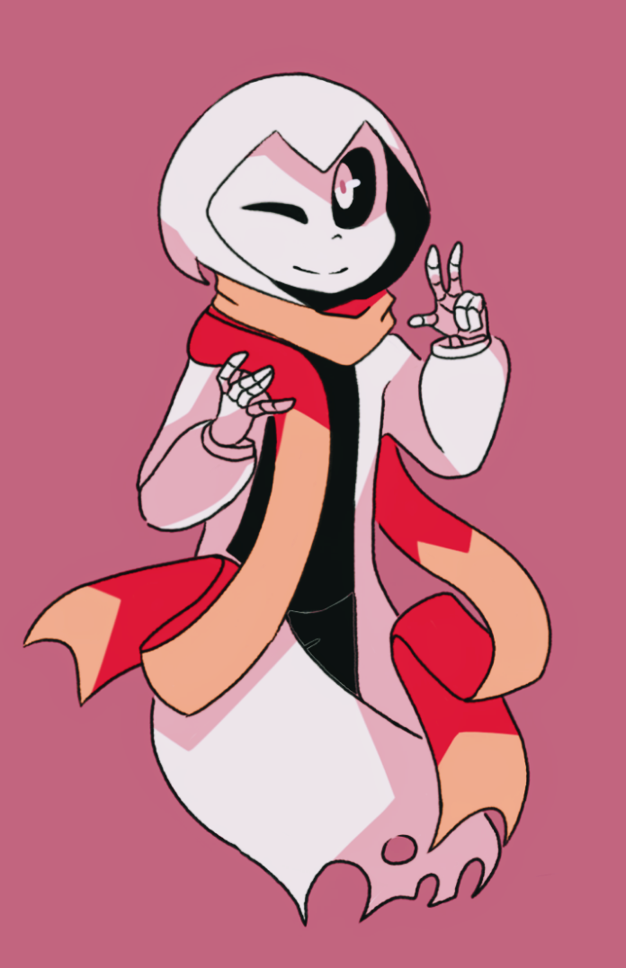 Goth Wallpaper -
i Tried Different Coloring Amd I Liked - Cute Goth Sans Background - HD Wallpaper 