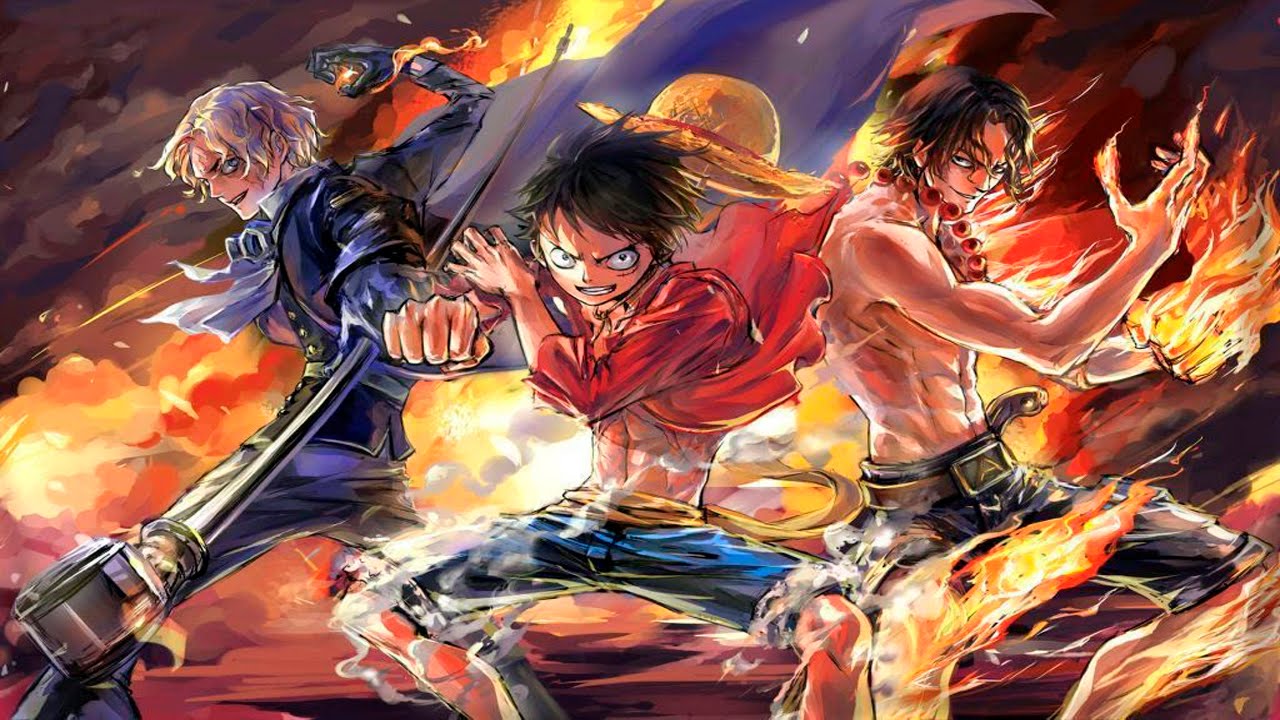 One Piece Luffy Sabo Ace - HD Wallpaper 