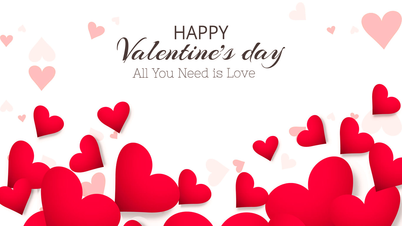 Valentine Laptop Wallpaper - Happy Valentines Day Ne - HD Wallpaper 