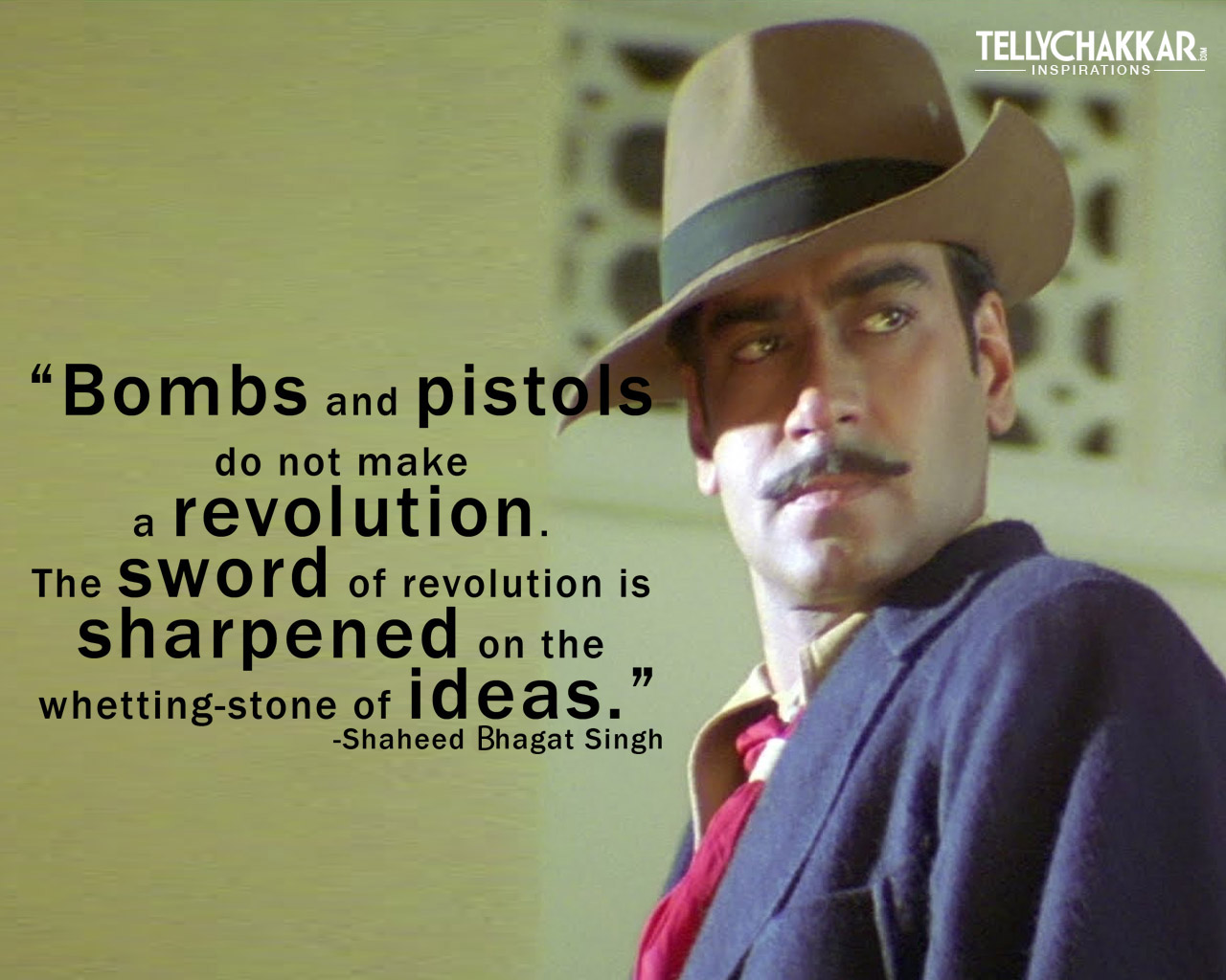 Legend Of Bhagat Singh Quotes - HD Wallpaper 