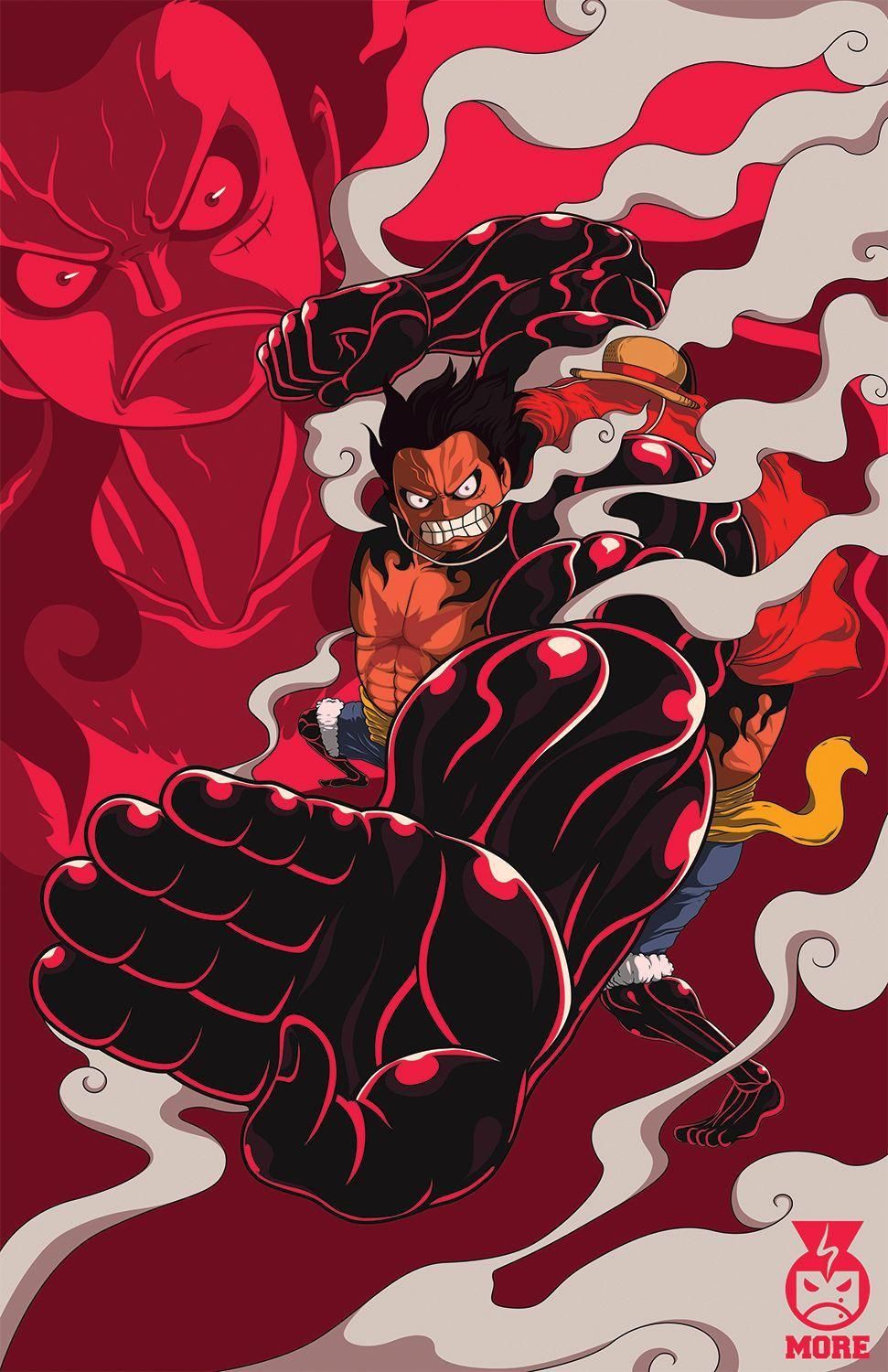 Hình Nền Luffy Gear 4 - HD Wallpaper 