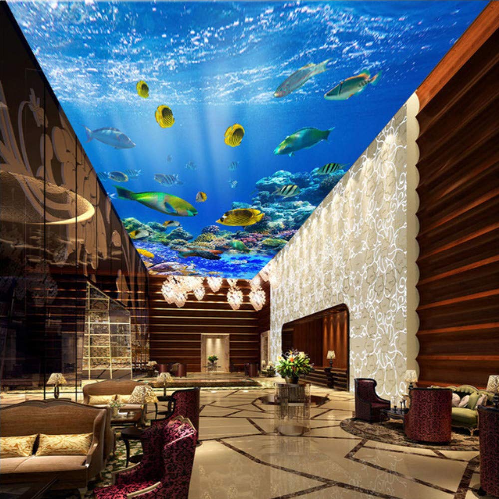 Restaurants With Ceiling Murals - HD Wallpaper 