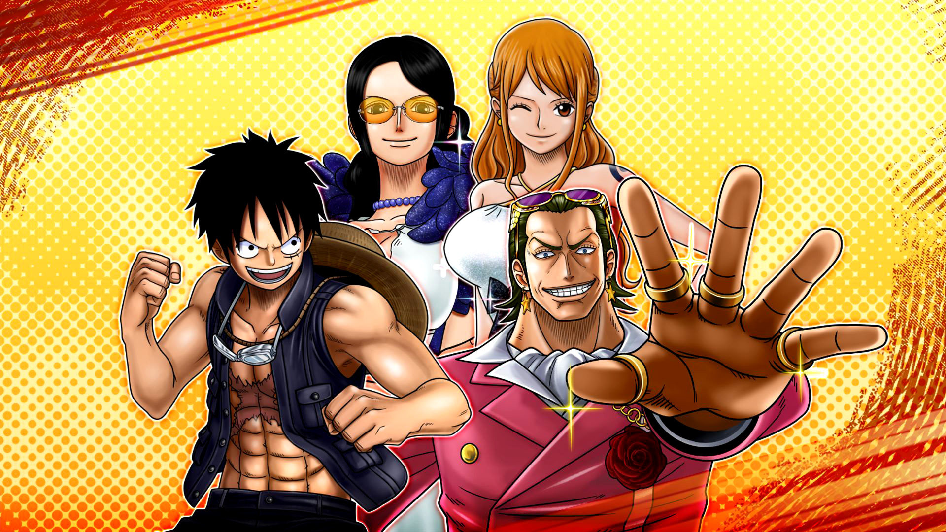 Nico Robin Luffy Nami Nami One Piece - HD Wallpaper 