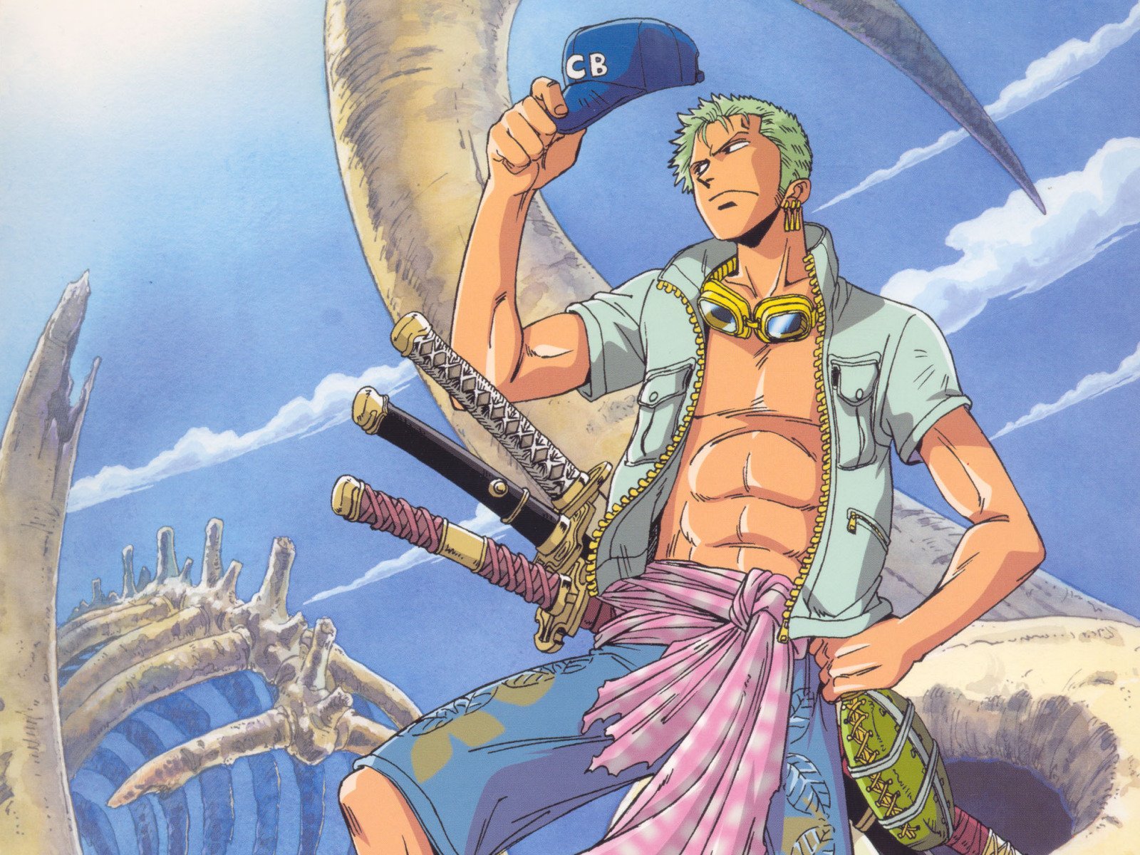 One Piece Zoro Background - HD Wallpaper 