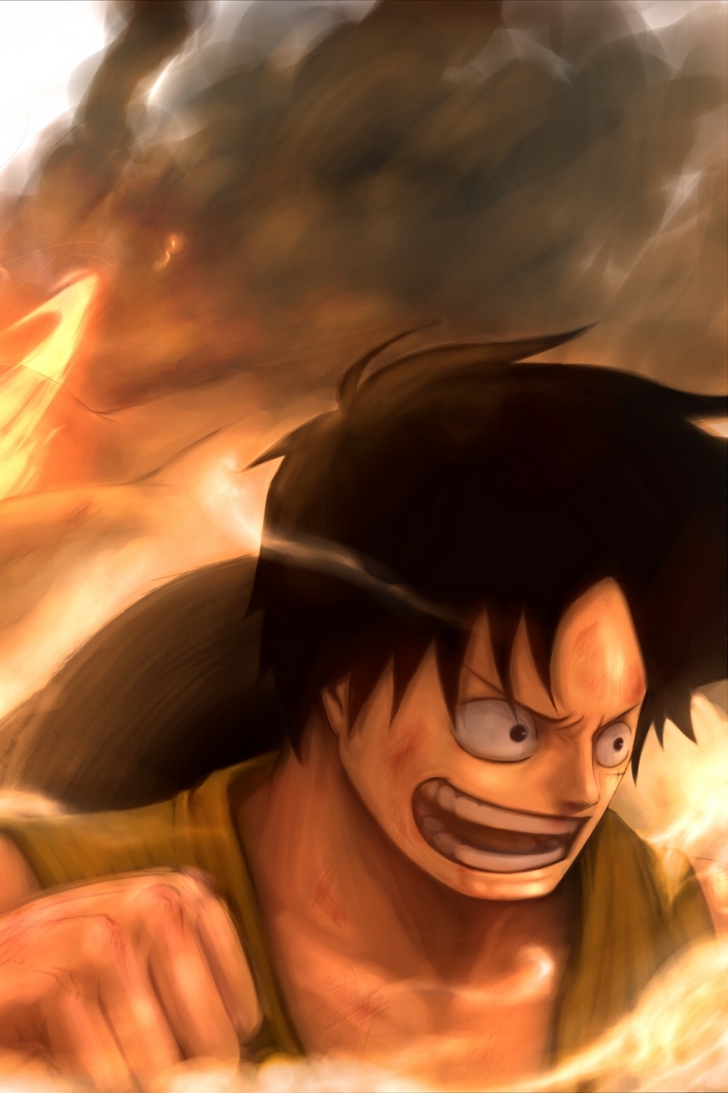 Wallpaper Meta Gun, Guys, Art, Monkey D Luffy, Portgas - Hd Monkey D Luffy Wallpapers Iphone - HD Wallpaper 