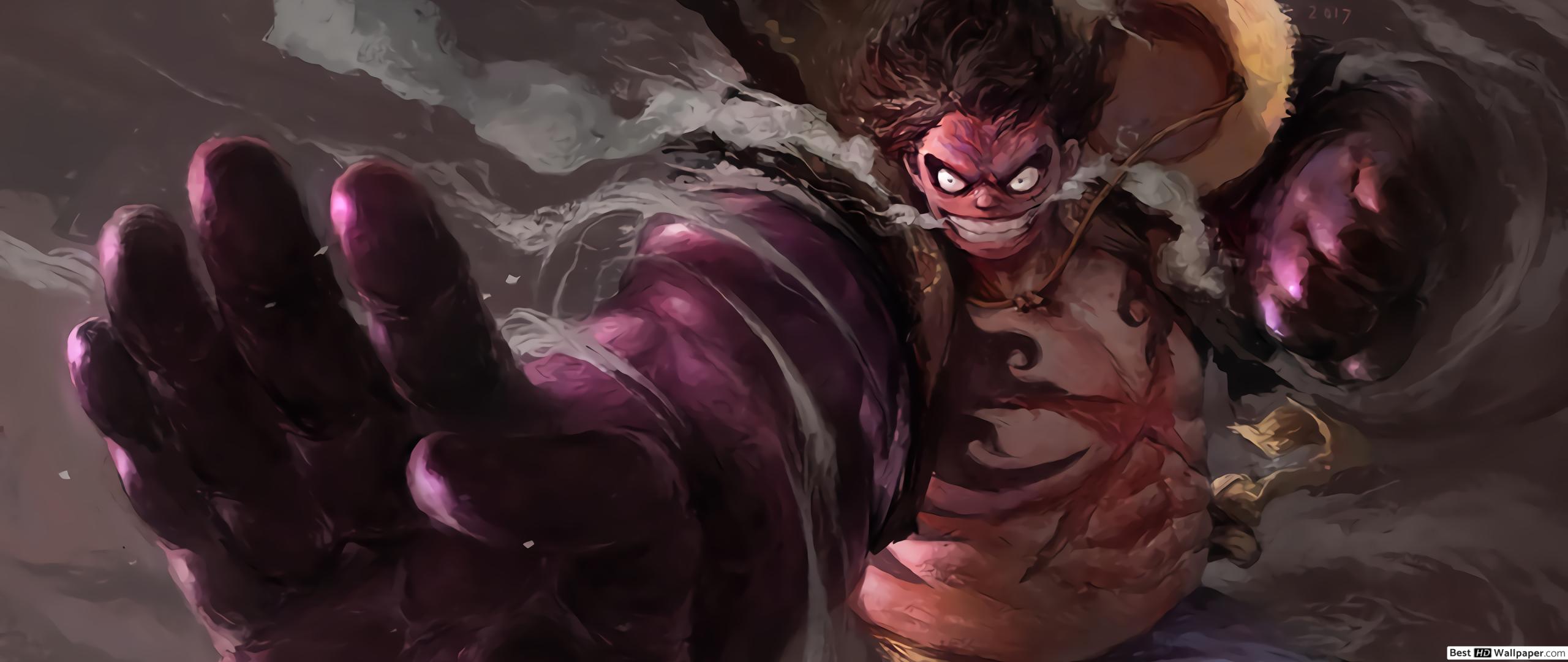 Luffy Gear 4 Snake Man 2560x1080 Wallpaper Teahub Io