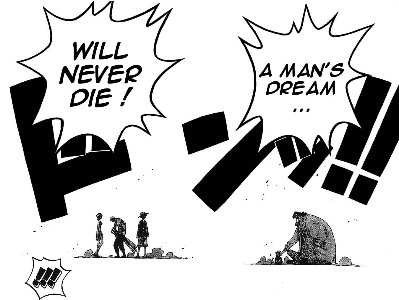 Man's Dream Will Never Die One Piece - HD Wallpaper 