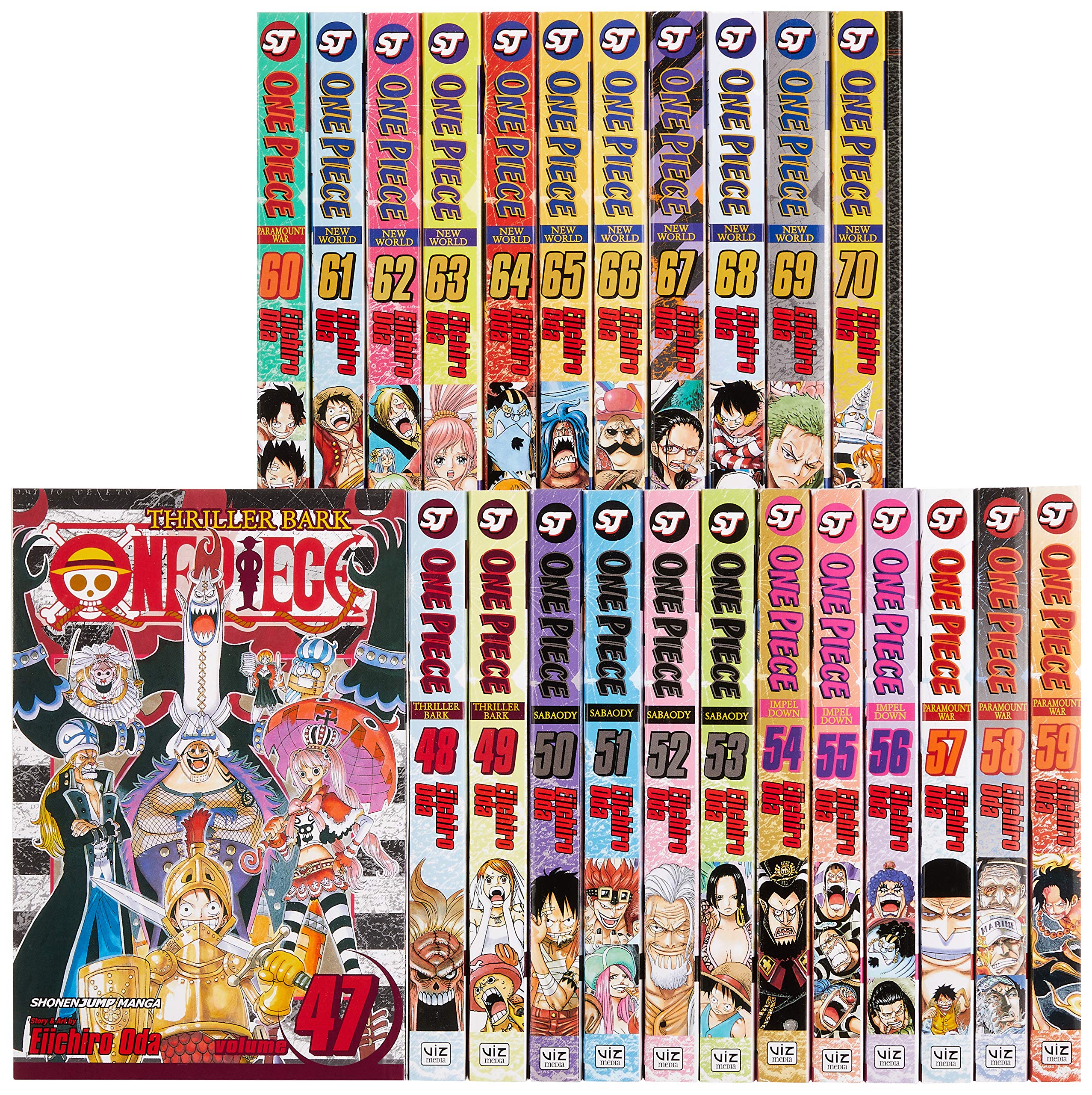 One Piece Manga All Volumes - HD Wallpaper 