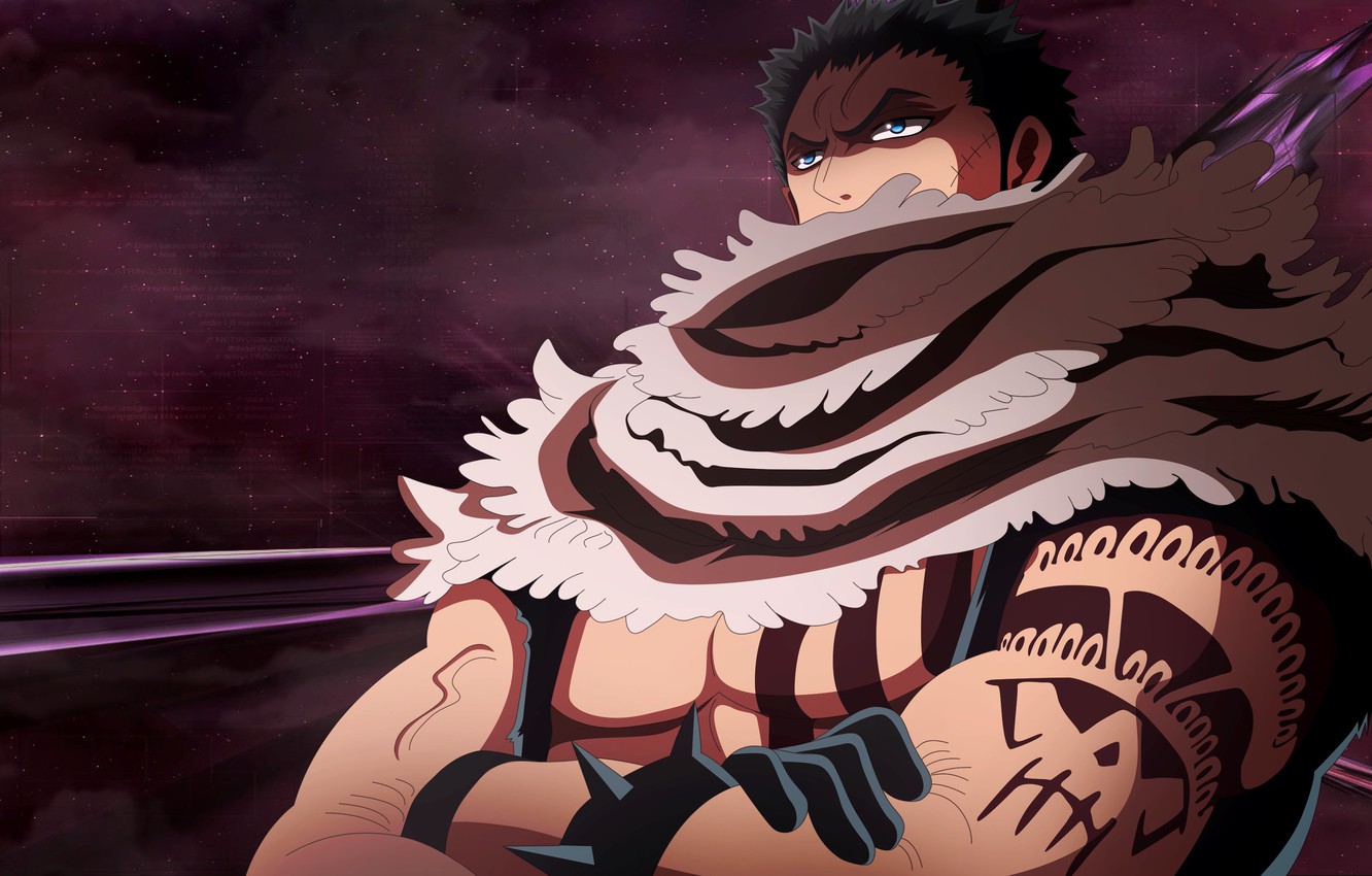 Photo Wallpaper One Piece Pirate Anime Tatoo Manga Charlotte Katakuri One Piece Katakuri 1332x850 Wallpaper Teahub Io