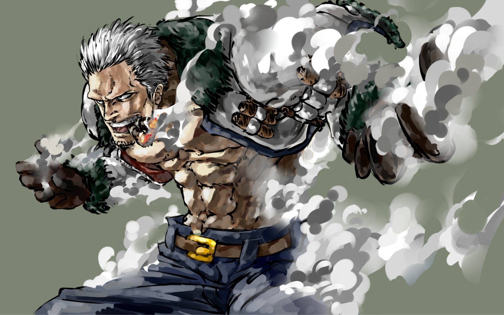 One Piece Smoker Wallpaper - Smoker Wallpaper One Piece - HD Wallpaper 