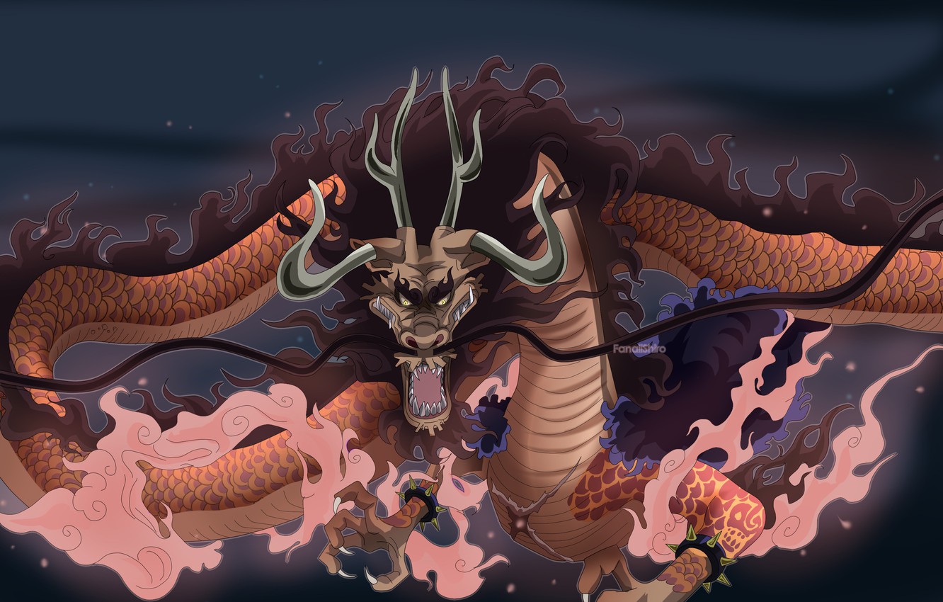 Photo Wallpaper Game, One Piece, Pirate, Anime, Dragon, - One Piece Kaido Dragon - HD Wallpaper 