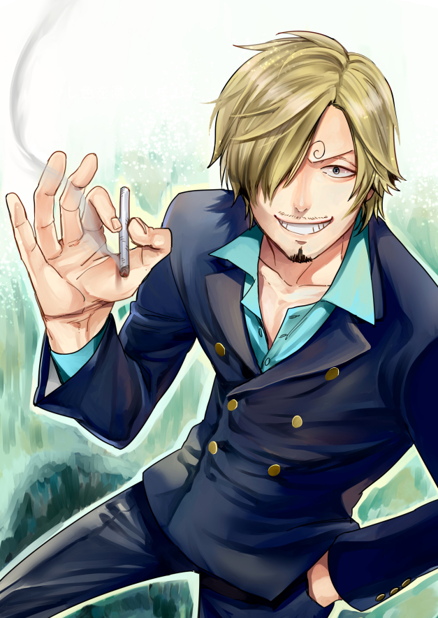 Anime, Pixiv Id 539848, One Piece, Sanji, Pixiv, Mobile - Sanji Pokemon - HD Wallpaper 