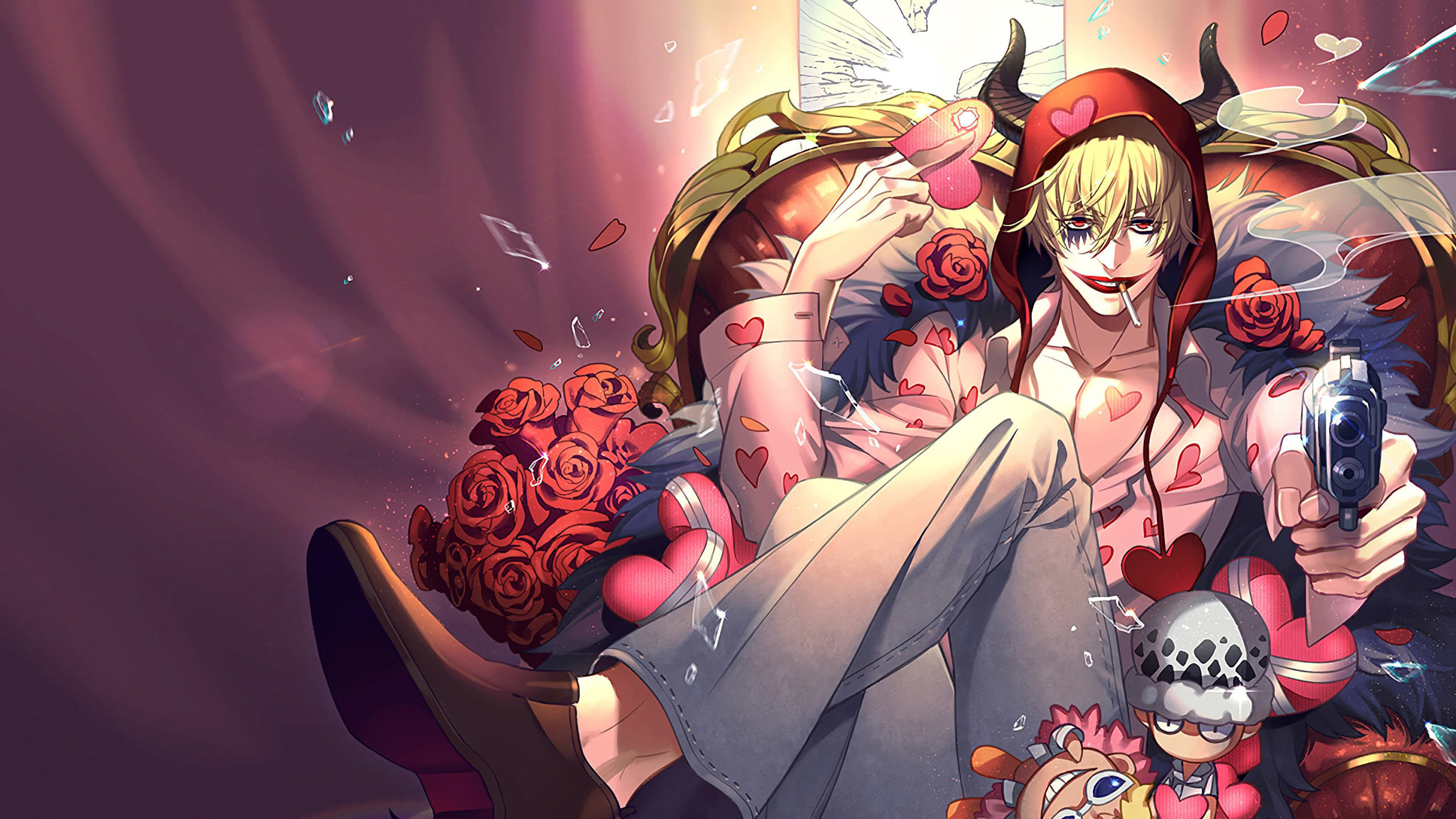 One Piece Corazon Donquixote Rosinante Wqhd 1440p Wallpaper - One Piece Corazon Hd - HD Wallpaper 