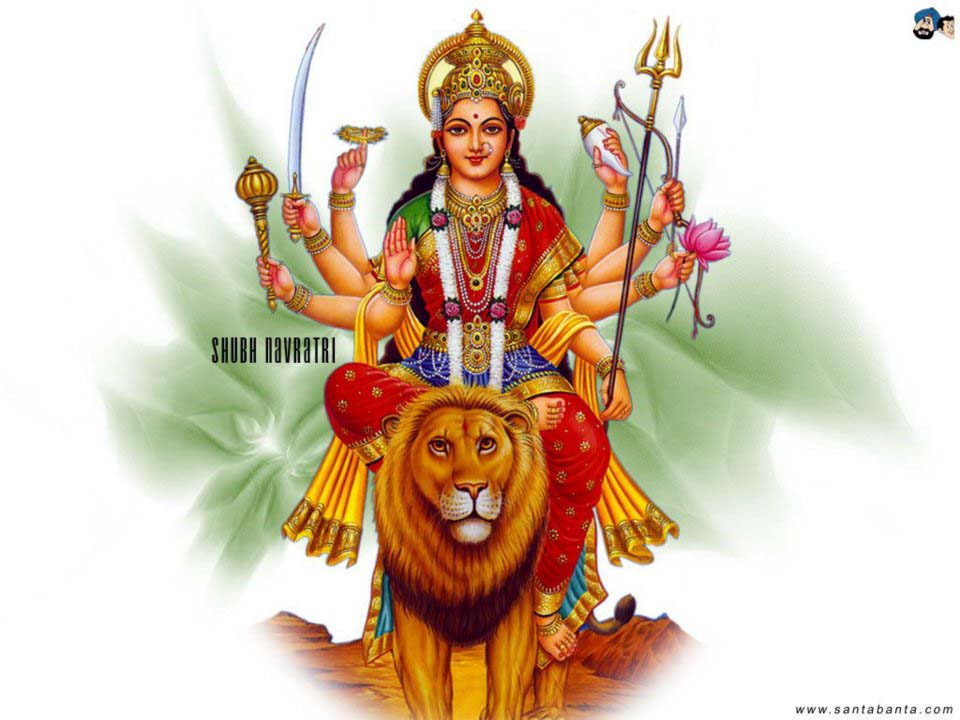Sherawali - Maa Durga - HD Wallpaper 