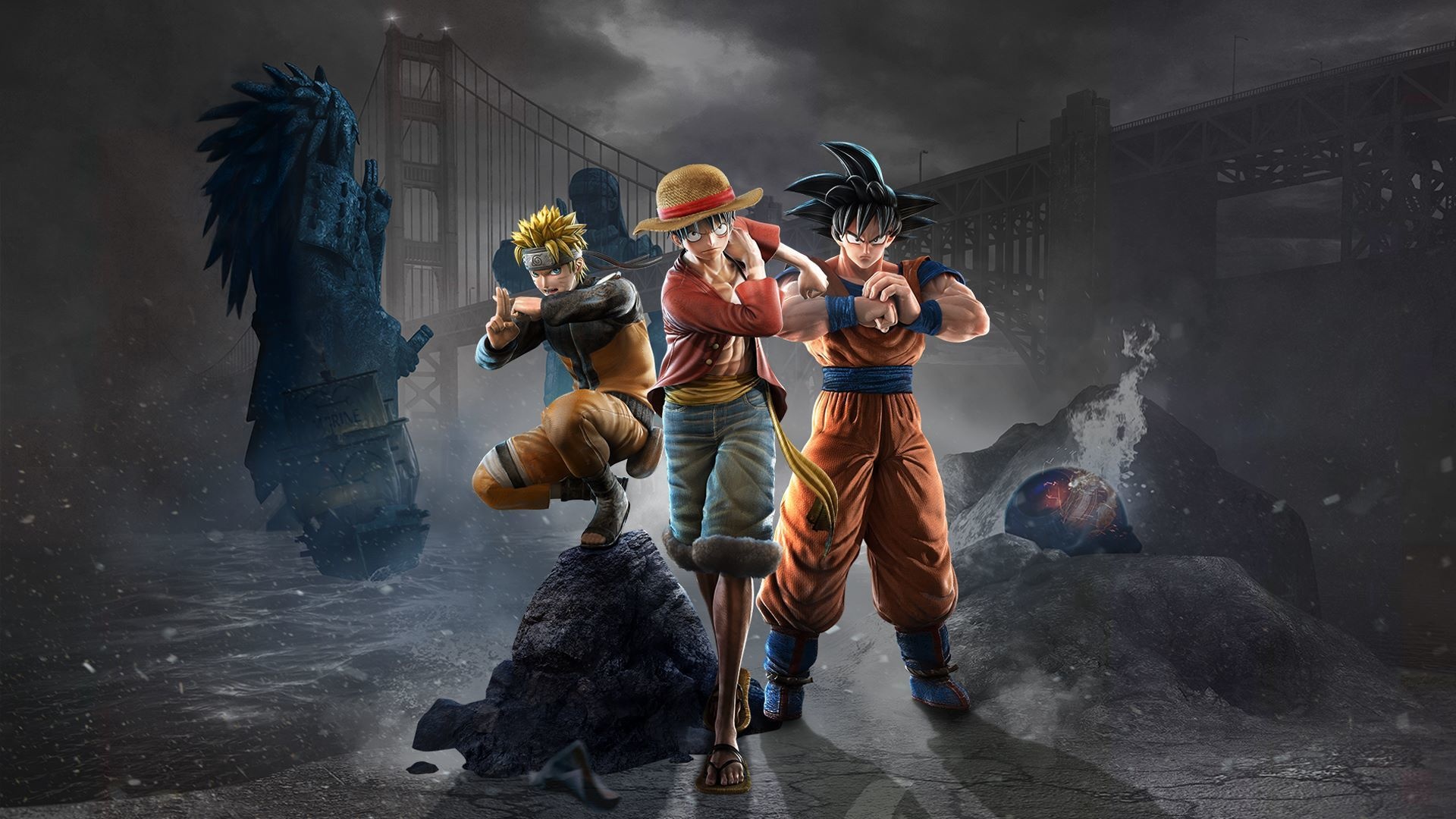 Anime, Jump Force, Naruto, Dragon Ball, One Piece, - Jump Force Wallpaper Para Celular - HD Wallpaper 