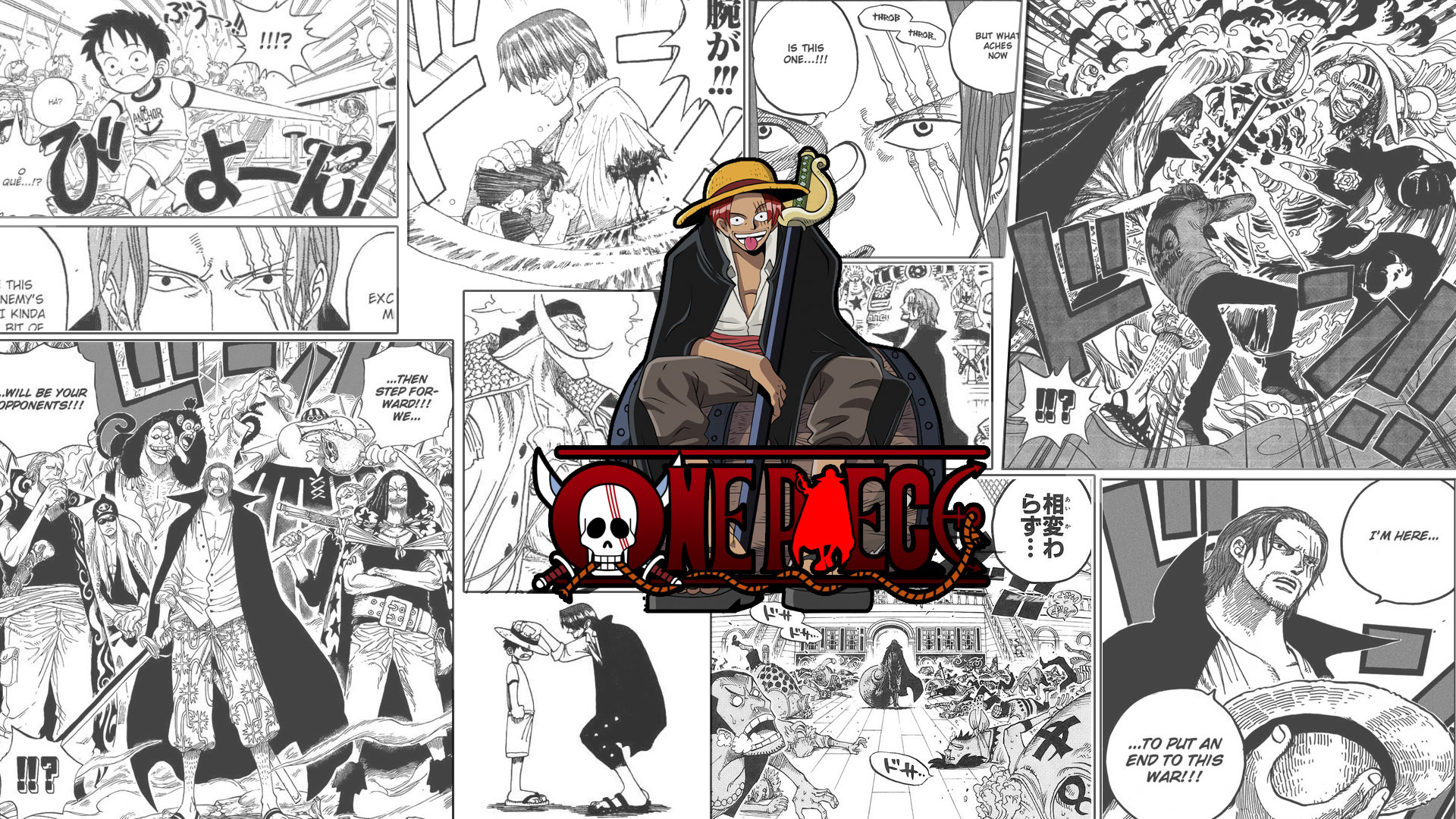 Download Hd 1080p Shanks Desktop Background Id - Shanks One Piece Wallpaper Manga - HD Wallpaper 