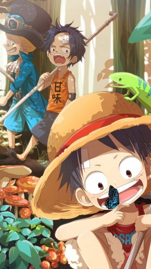 Luffy Sabo Ace Young - HD Wallpaper 