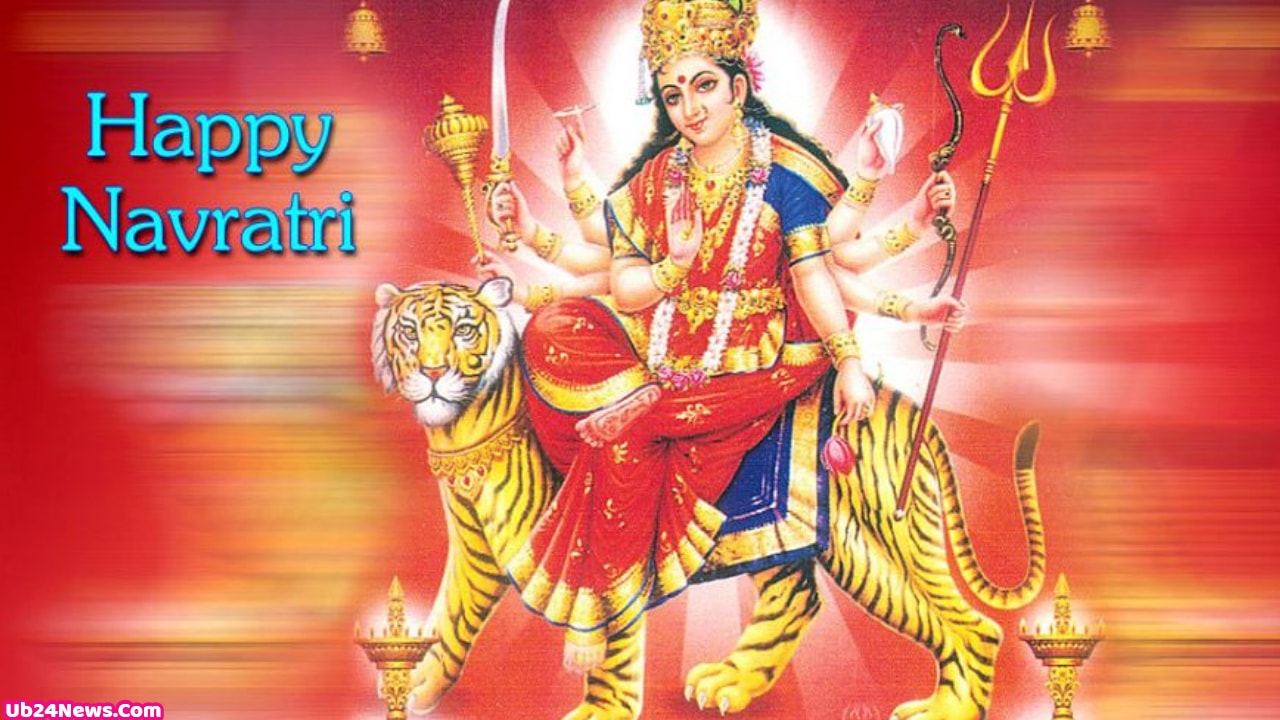 Happy Navratri Maa Durga - HD Wallpaper 