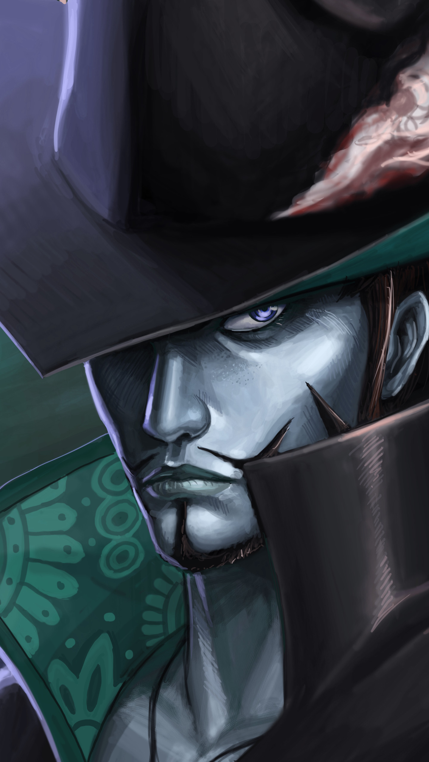 Anime One Piece Dracule Mihawk - One Piece Wallpaper Iphone X - HD Wallpaper 