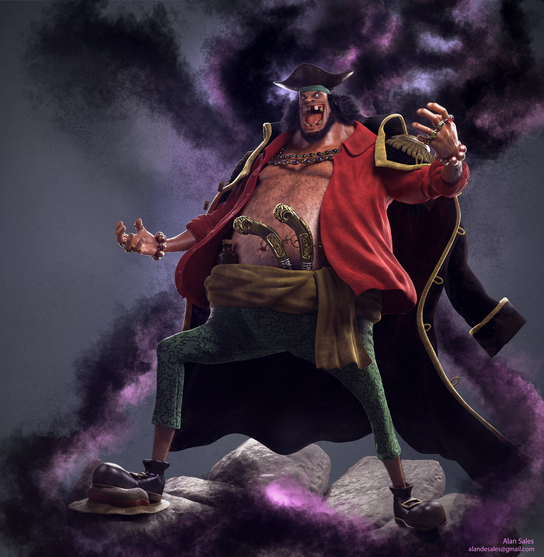 Blackbeard Wallpaper One Piece - HD Wallpaper 