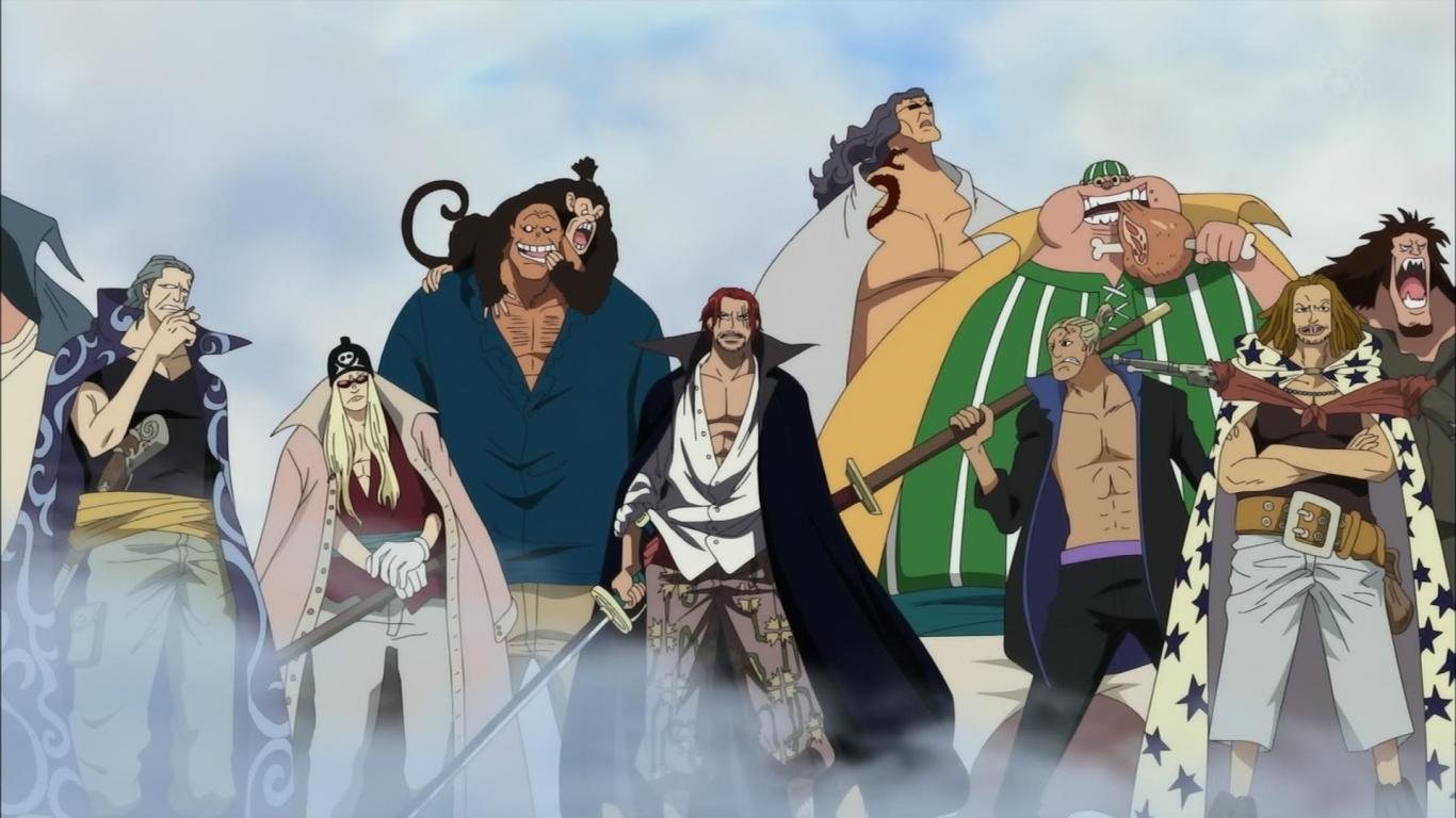 Anime One Piece Wallpaper Wallpaper - Shanks Group One Piece - HD Wallpaper 