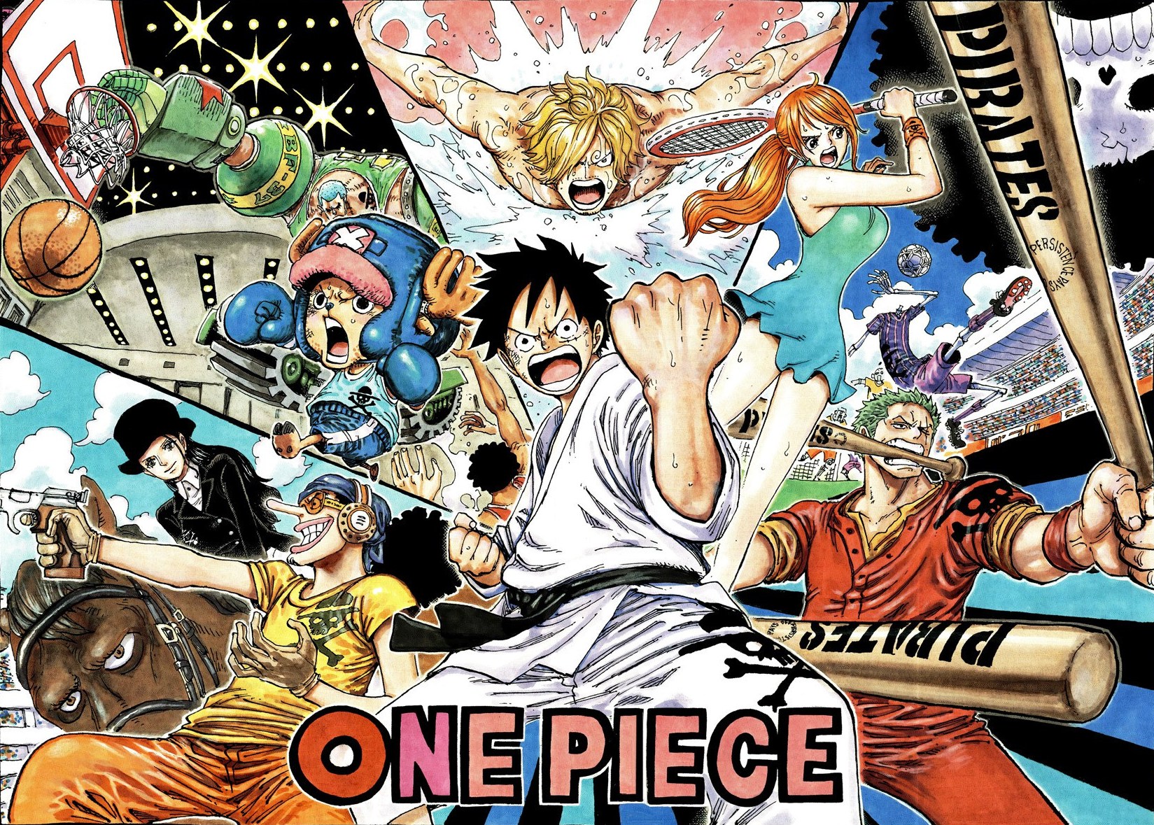 One Piece - One Piece Manga Colorido - HD Wallpaper 
