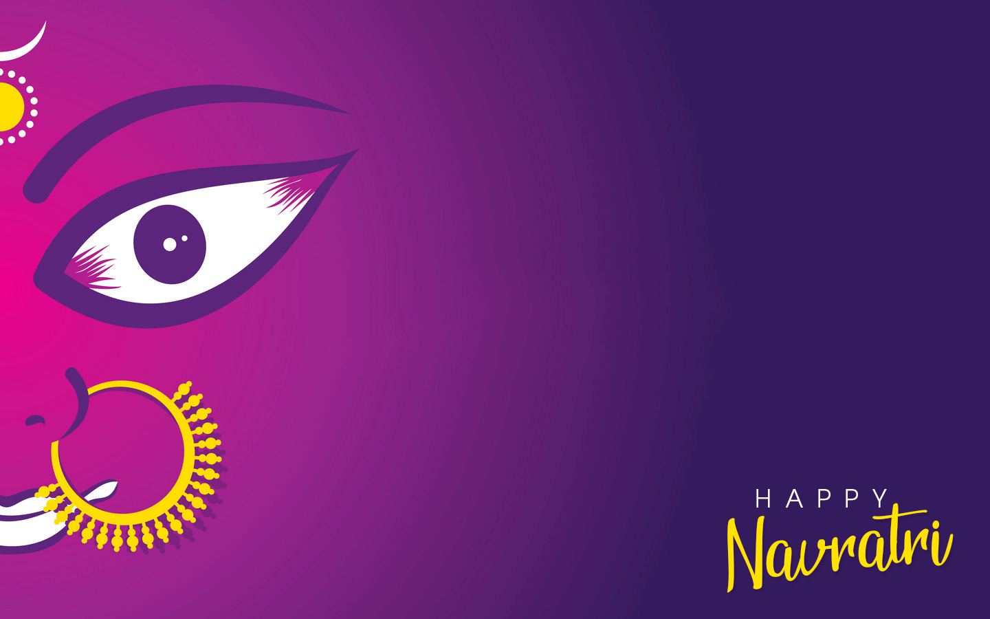 Navratri Images Wallpapers - Navratri Banner Design Hd - 1440x900 Wallpaper  