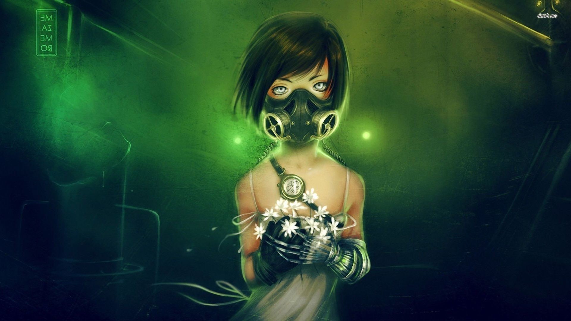 1920x1080, Toxic Girl 
 Data Id 200953 
 Data Src /walls/full/2/d/f/200953 - Biohazard Anime Girl - HD Wallpaper 