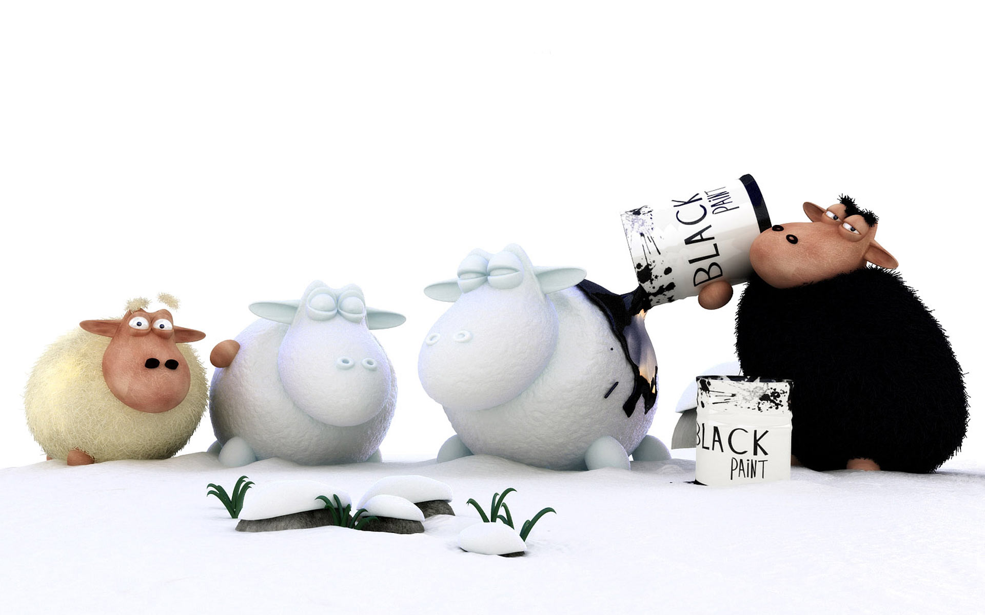 Desktop Backgrounds // Wallpaper Pc // 3d-graphics - Winter Wallpaper Funny - HD Wallpaper 