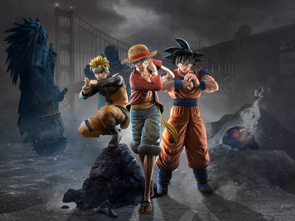 Anime Jump Force Naruto Dragon Ball One Piece Jump Force Wallpaper Para Celular 1024x768 Wallpaper Teahub Io