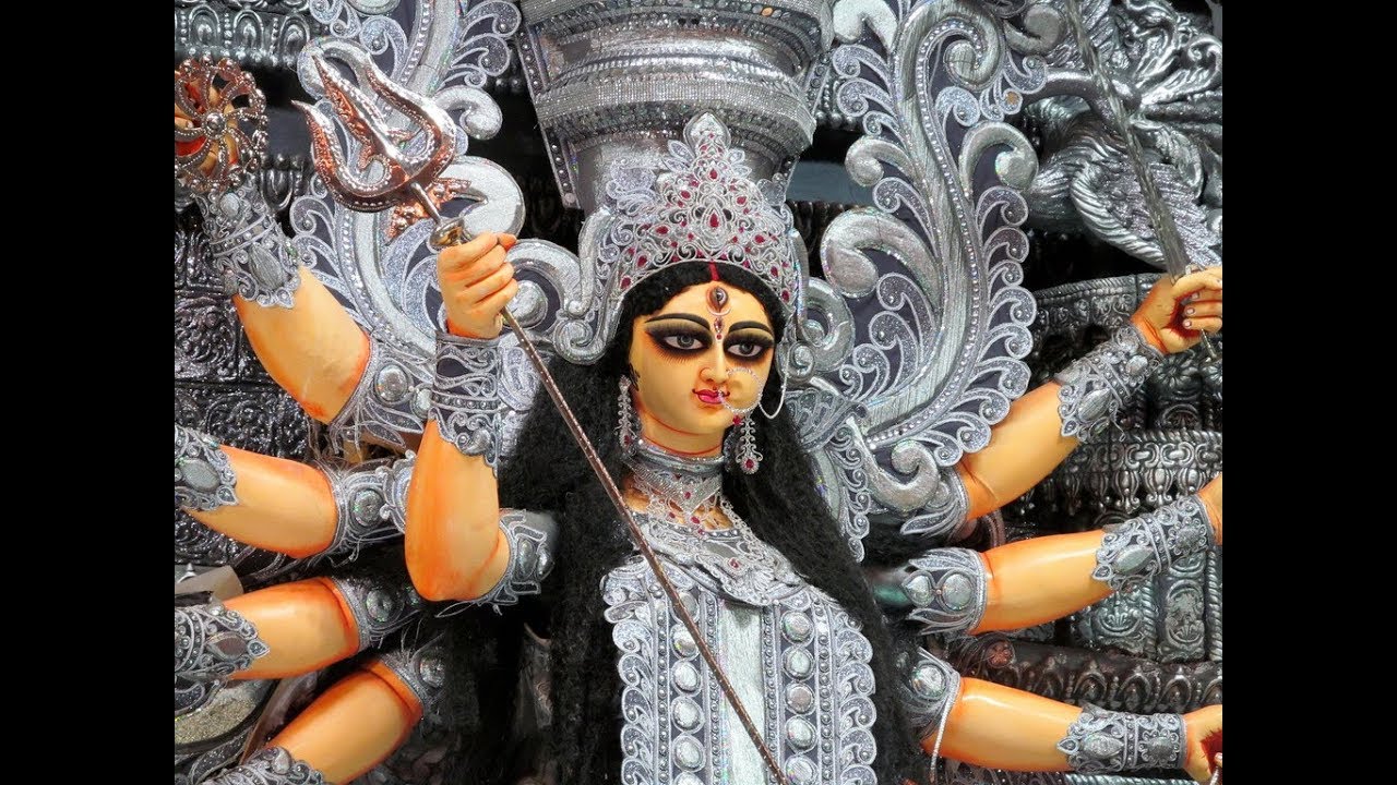 Maa Durga Close Up - HD Wallpaper 