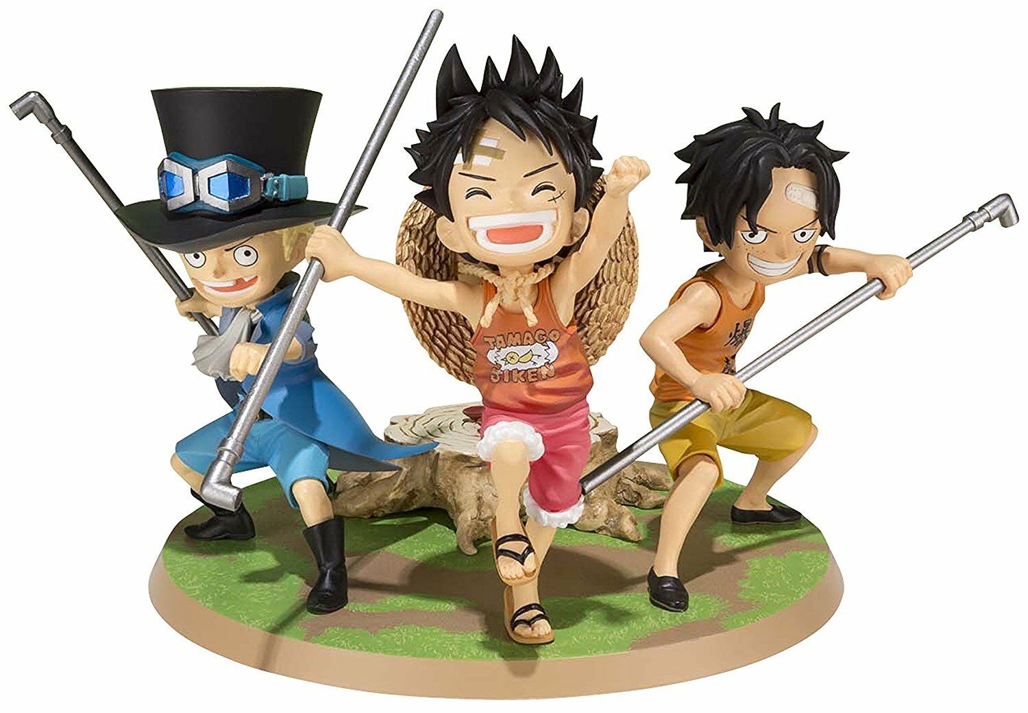 Luffy Ace Sabo Figure - HD Wallpaper 