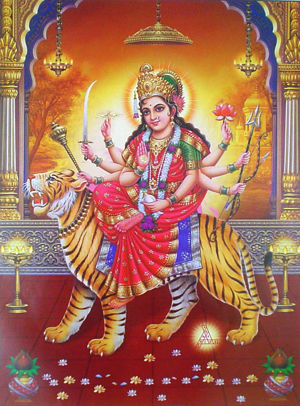 Durga Maa - Sherawali Mata Rani - HD Wallpaper 