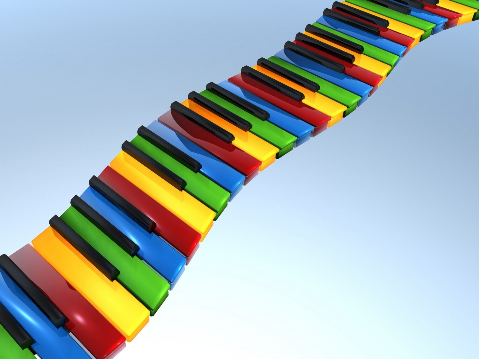 3d Backgrounds Desktop - Hd Colorful Piano - HD Wallpaper 