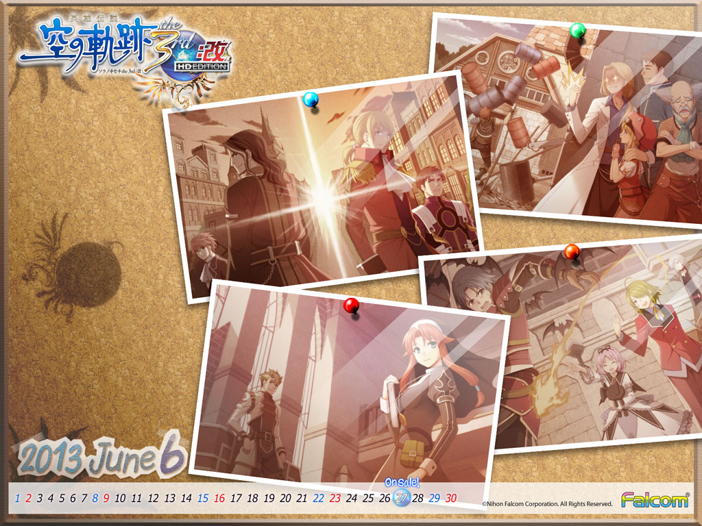 Sora No Kiseki Calendar - HD Wallpaper 